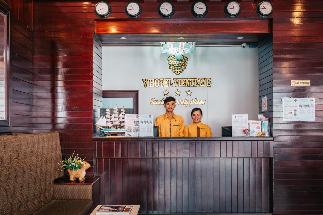 V Hotel Вьентьян Экстерьер фото