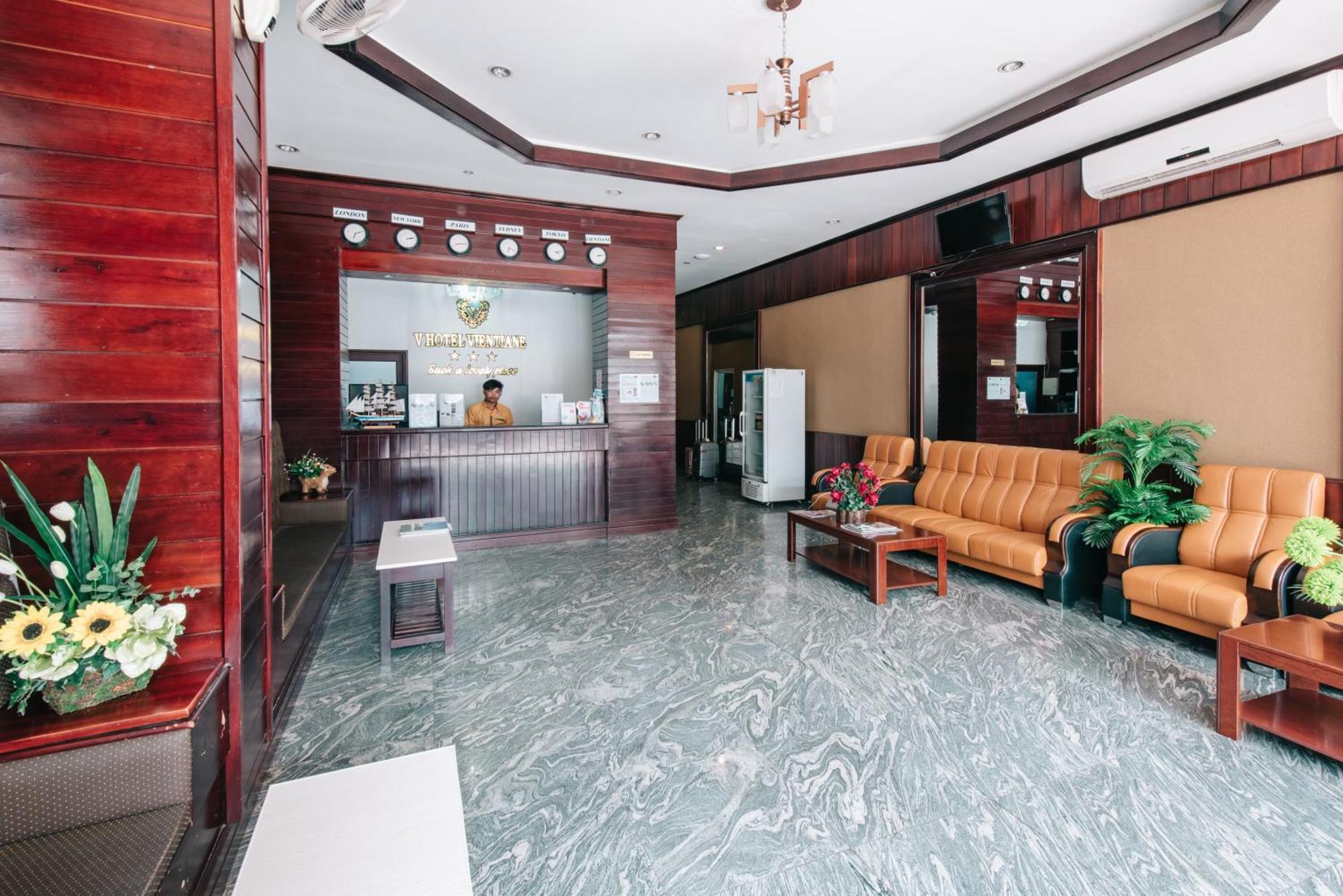 V Hotel Вьентьян Экстерьер фото