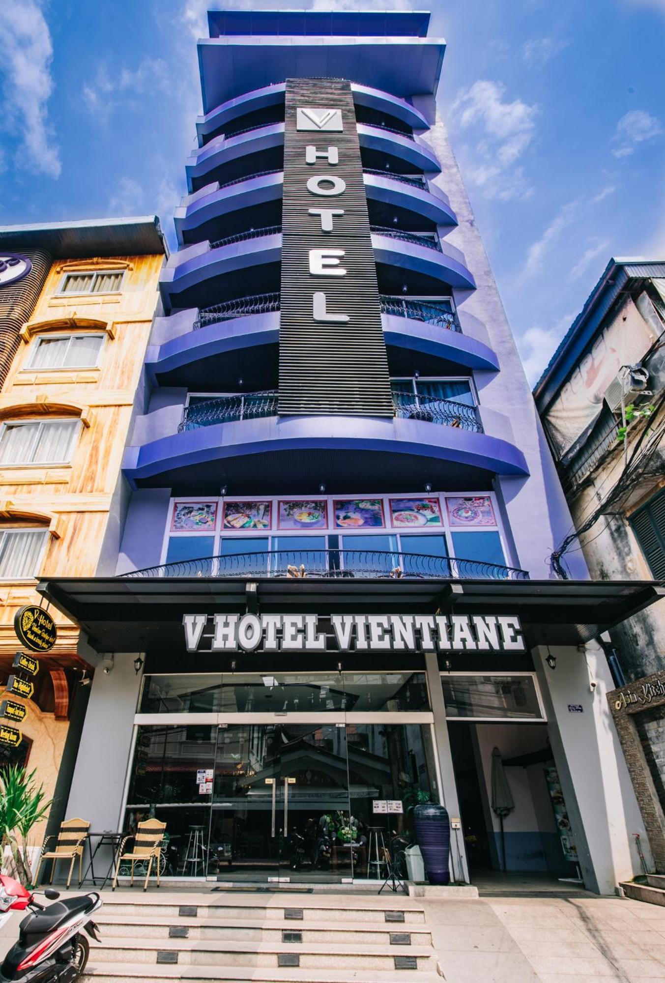 V Hotel Вьентьян Экстерьер фото